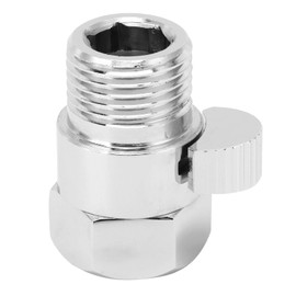 Shower Head Shut Off Valve, Leakproof /2 Thread Good Air Tightness Shower Shut Off Valve Brass for Shut‑Off Valve for Bathroom for Water‑Saving Valve