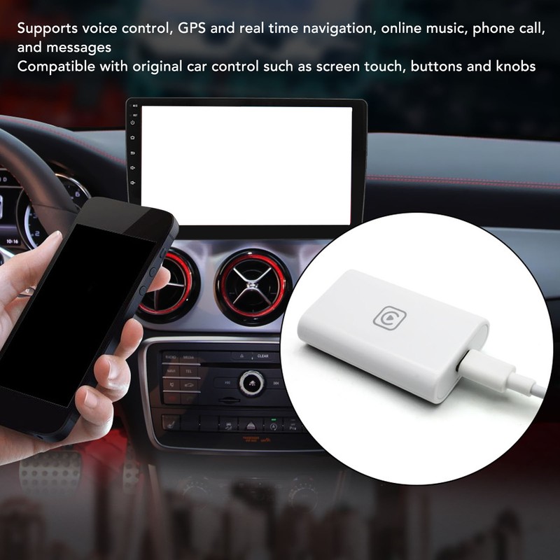 Wireless CarPlay Adapter USB Dongle Convert Module Wired to Wireless