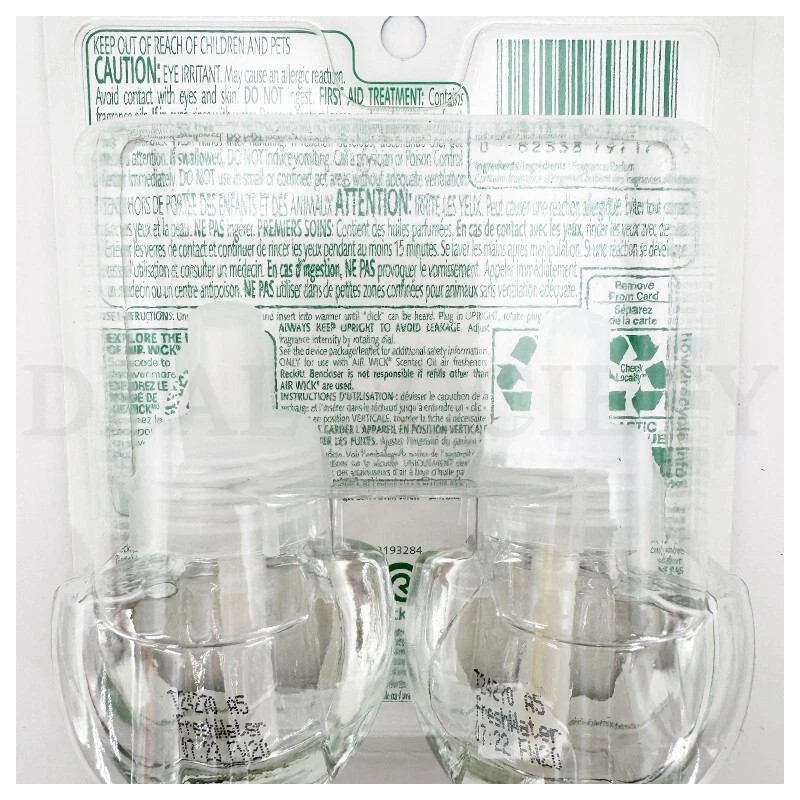 Air Wick Plug in Scented Oil 2 Refills Fresh Waters