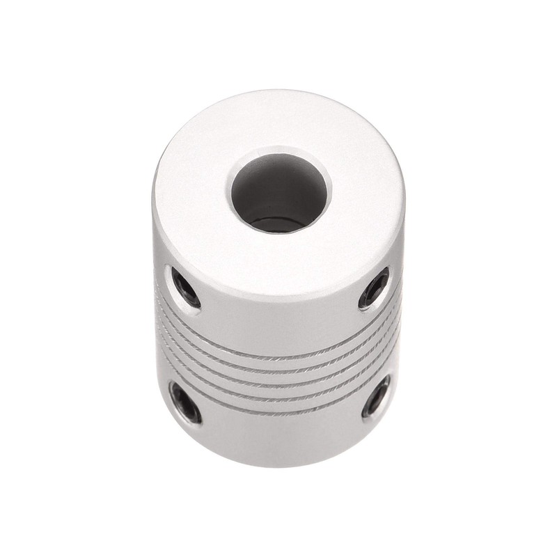 sourcing map 6mm to 8mm Aluminum Alloy Shaft Coupling Flexible