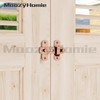 MaozyHomie 4 Inch Flip Latch Gate Latches, 180 Degree Flip