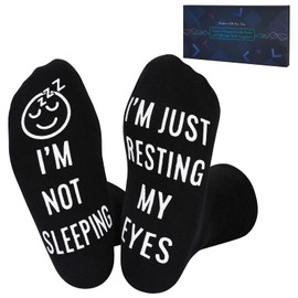 Nucinzua Birthday Gifts for Him, Mens Gifts for Christmas Dad Gifts Fathers Gifts Husband Gifts Ideas, Funny Sleeping Socks