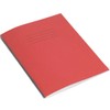RHINO 48 Page 10mm Squares Exercise Book - Red, Pack
