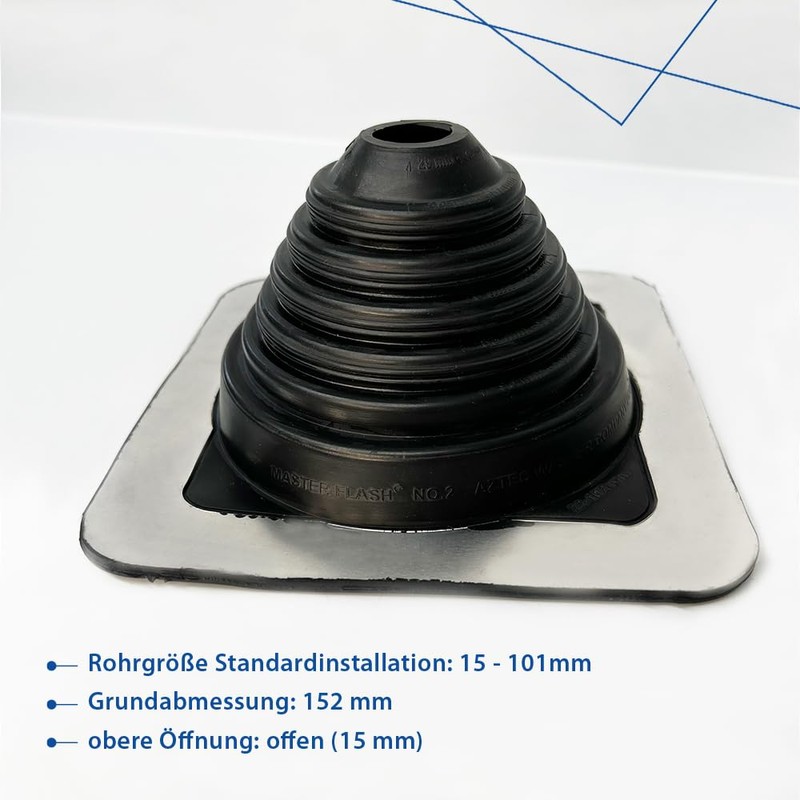 Pipe Collar Master Flash® Standard No. 2 - EPDM Rubber