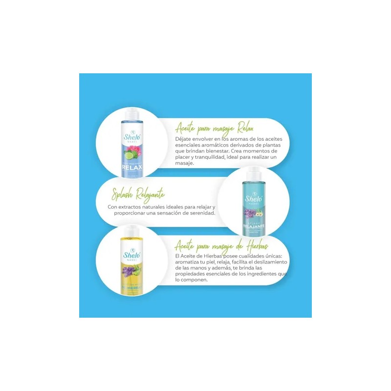 Sheló Nabel Relax Aceite Para Masajes