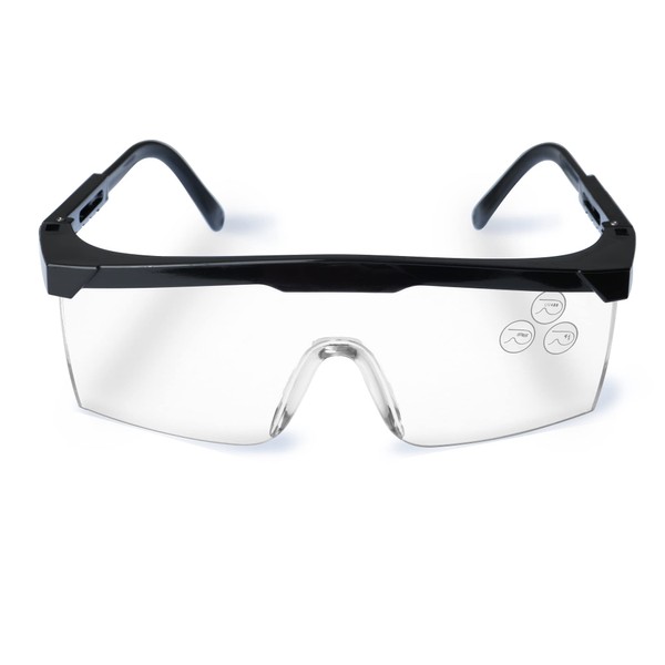 RODOPI ClearVision-FogX Safety Goggles Adjustable Safety Glasses Anti Fog EN