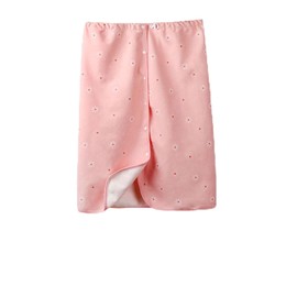 Yodilala Unisex Full Open Adult Diaper Skirt, Waterproof Diaper Skirt, Adjustable Diaper Skirt, Reusable Incontinence Diaper Skirt for Adults, Elderly, Children(Pink,XL)