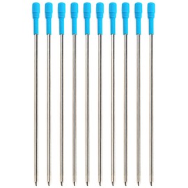 Gullor Pack of 10 Ballpoint Pen Refills 106mm Length Blue Ink