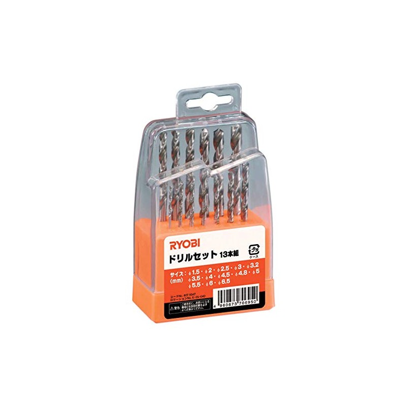 Kyocera 6076047 Old Ryobi Drill Set for Drivers, Set of