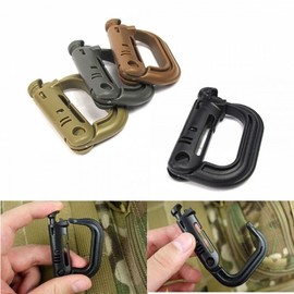 D-shaped buckle carabiner 10ea