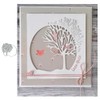 Tree Circle Frame Cutting Die Cuts, DIY Crafts Template Tree