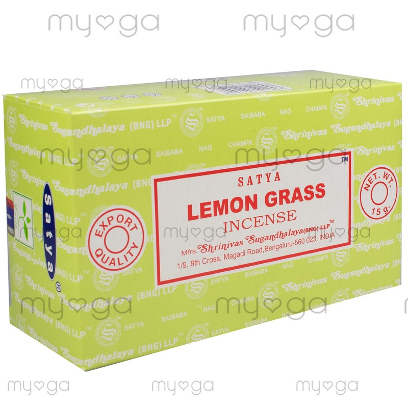 Satya Nag Champa Incense Sticks - Box 12 Packs (Lemon