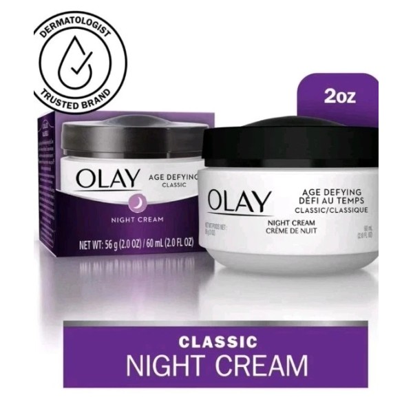 P&G Olay Age Defying Classic Night Cream Replenishing Anti Wrinkle