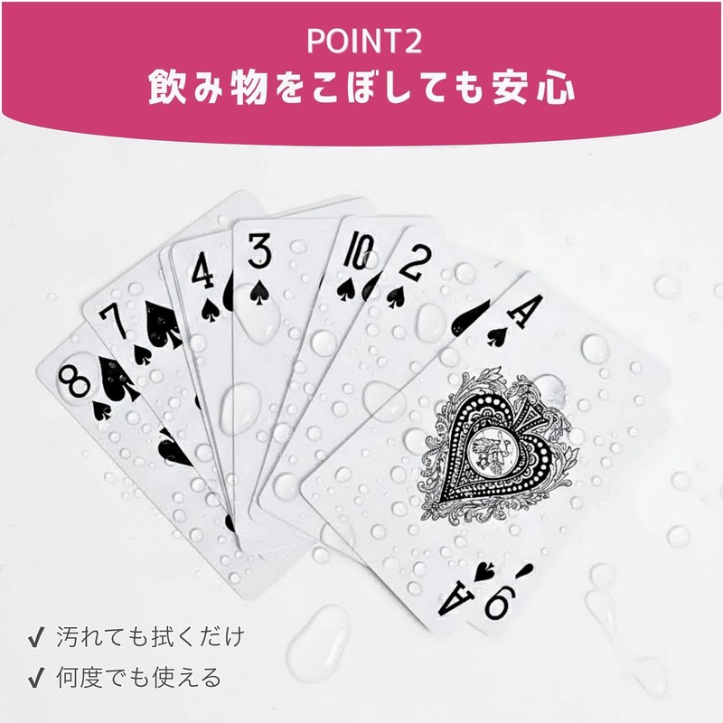 54 Plastic Playing Cards Including 2 Jokers Playing Cards Plastic
