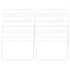 Horizontal Badge Holder Transparent Waterproof ID Card Holder Badge Holder