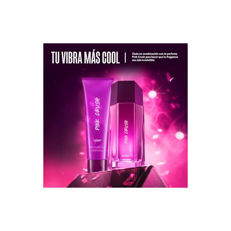 Cyzone Crema Corporal Perfumada Pink Crush 130 Hidratación 24h Aroma