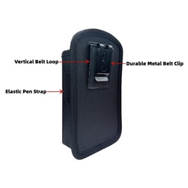 Wanty Durable Heavy Duty Scanner Holster for Zebra TC75x, TC75, TC70x, TC70, TC72, TC77, M60, MC67 Handle Series, with Sturdy Metal Belt Clip, Pocket-Friendly