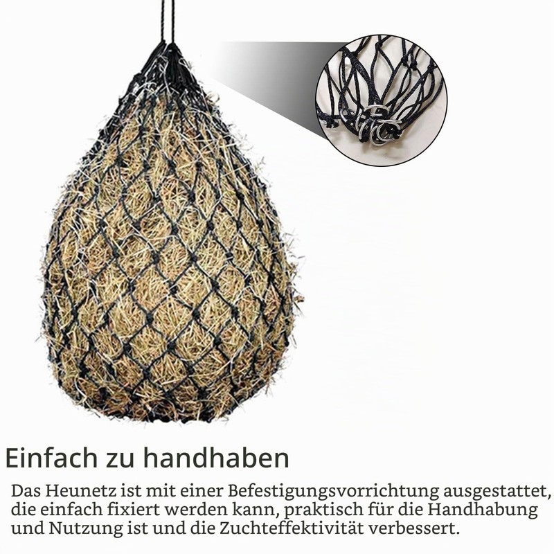 HERKINDNESS Hay Net for Horses, Hay Net, Tight Mesh, Hay