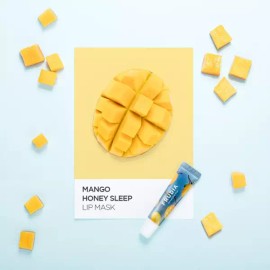 Hurdia 망고 허니 슬립 립마스크 /저자극 필링 보습립밤 10g Mango Honey Sleep Lip Mask / Low Irritation Peeling Moisture Lip Balm 10g