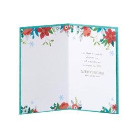 UK Greetings Christmas Card for Wife - Heartfelt Design