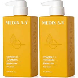 Medix Crema Vitamina Cúrcuma Cara Cuerpo Reafirmante Iluminadora Manchas Edad Oscuras Piel Dañada Por Sol Antienvejecimiento Jengibre Ginseng Dos