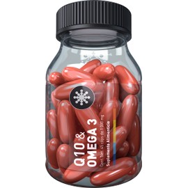 Essential Nutrition Q10 y Omega 3 45 cápsulas de 1000 mg