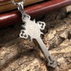bahamut Jesus INRI Crucifix Saint St. Cross Pendant Necklace for