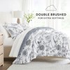 LINENS & HUTCH Bedding Bundle, Patterned Microfiber Comforter Set and