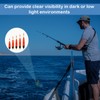 WQNNQW Luminous Float Fishing Floats Set of 5 Plastic Fishing