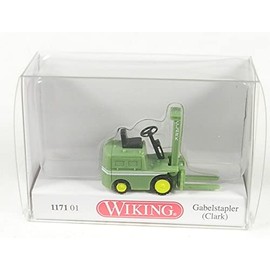 Wiking 117101 H0 Construction Vehicle Model Forklift Clark Pale Green