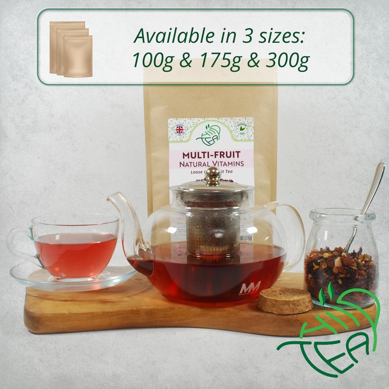 Multi-Fruit Loose Fruit & Herbal Tea - Natural Vitamins –