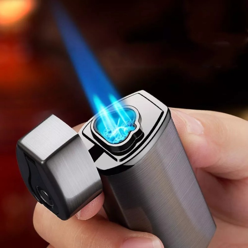 The Vintage Lighter Triple Flame Cigar Torch Lighter Butane Lighter