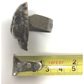 AweStar Eagle Scout Neckerchief Slide Tiger Head Bolo In Lightweight Cast Metal Makes It Durable in Bronze Finish