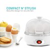 Elite Gourmet EGC322CW Easy Egg Cooker Electric 7-Egg Capacity, Soft,