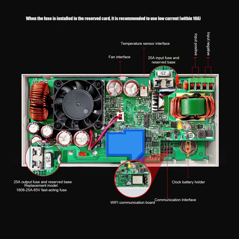 CNC DCDC Buck Module Buck Boost Power Supply Adjustable Adapter