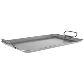 Chef King 10 Gauge Steel Griddle, 12 Inch x 20 Inch
