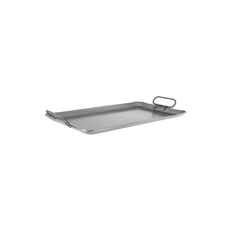 Chef King 10 Gauge Steel Griddle, 12 Inch x 20