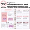 Undated Weekly Planner- Weekly Goals Notebook, A5 To Do List