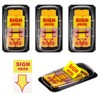 200 Pcs Sign Here Stickers, Tabs, Notes Tabs, Its Flags
