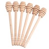 50Pcs/set Household Wooden Jam Honey Dipper Jar Dispensing Collecting Stirring
