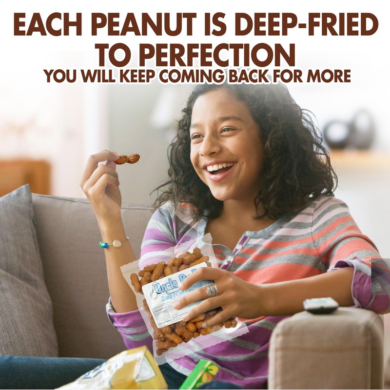 Uncle Bud's Deep Fried Peanuts In Shell (4-Pack) | Salt