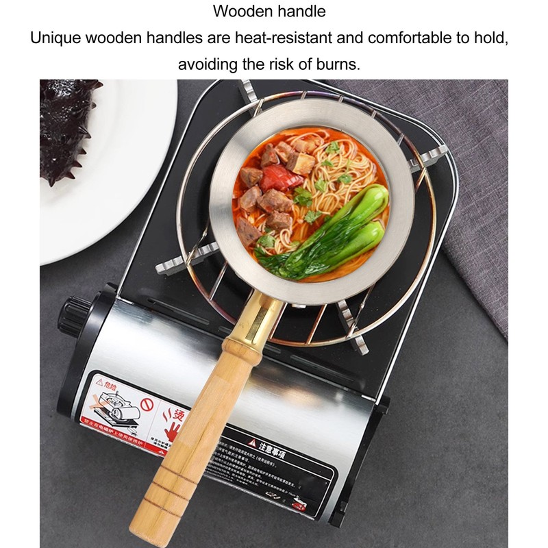 Stainless Steel Butter Warmer Small Saucepan Multifunction Butter Melting Pot