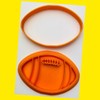 Set of 3 Sports Themed Cookie Cutters Football Rugby Baseball