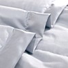 puredown Soft Lightweight Down Blanket with Satin Trim for Bed