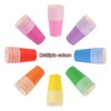 sourcing map Colorful Disposable Paper Cups,50 PCS 9 OZ Creative
