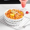 Foraineam Set of 8 Pieces Porcelain Shallow Ramekins, 5 Ounce