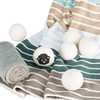 Relaxdays XXL Dryer Balls, 6 Dryer Balls, Felt Balls for