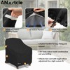 ANartcle Patio Chair Covers,600D Waterproof Heavy Duty Outdoor Lawn Patio