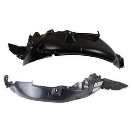 TRQ Front Inner Fender Liner Set Compatible with 2006-2011 Hyundai Accent HY1250113 HY1251113
