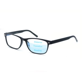 MODFANS Progressive Multifocus 3.5 Reading Glasses,Blue Light Blocking Glasses,Anti-Glare,Anti-Eye Fatigue,UV Protection for Computer/TV/Tablet/Phone,Readers with Comfort Sping Hinge